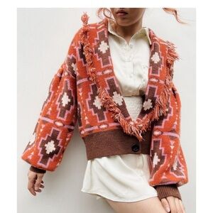 Cider Boho Sweater With Tassels